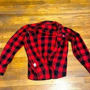Red Flannel Jacket Buttom Up